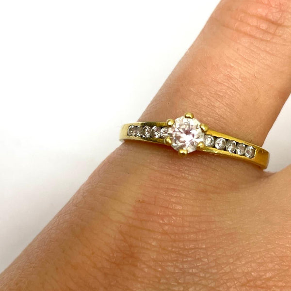 Bagues en Or Jaune 18K - Taille 57 - 2G