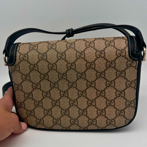 Gucci - Sac Horsebit toile monogrammée beige - Bandoulière