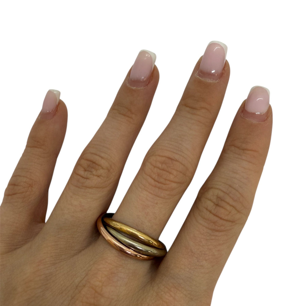Bagues Alliance en Or Jaune, Or Gris, Or Rose 18K - T 60