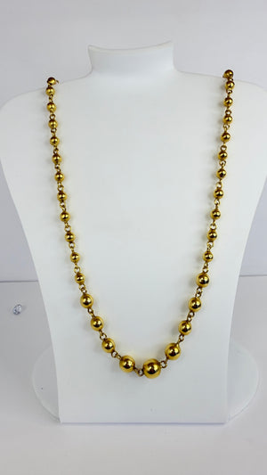 Collier Princesse en Or Jaune 18K Lg44