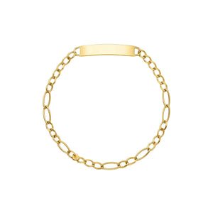 Bracelet Identité Or Jaune 18 K - 23.08 Grs