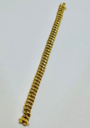 Bracelet en or jaune 18k - 13.30 G