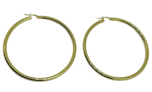 Boucles d'oreilles créoles en or 18K - 5.13 G