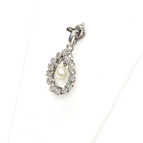 Pendentif Perle et Or Blanc 18K - 2.19G