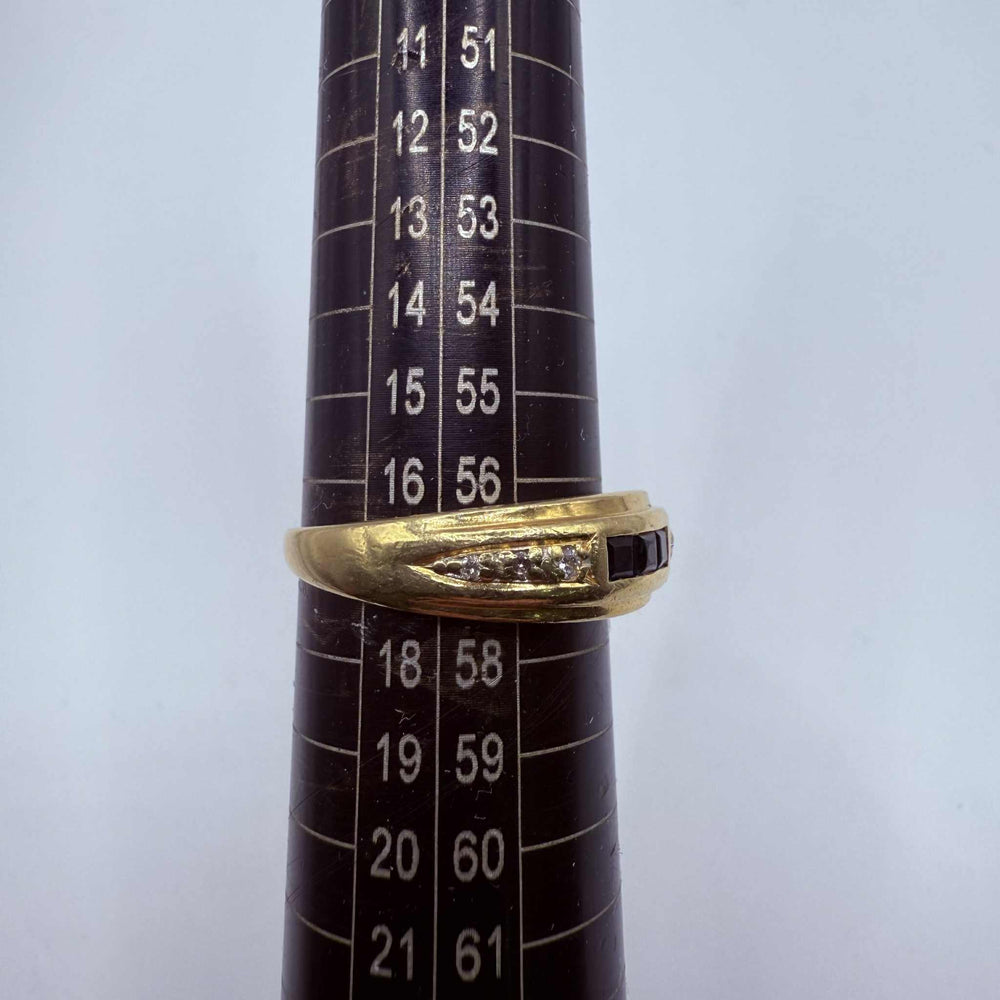 Bague en Or Jaune 18K Taille-57