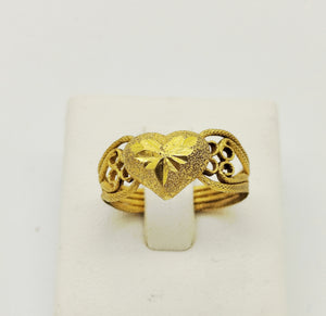 Bague en Or Jaune 22K - 1.89 Grs - Taille 59