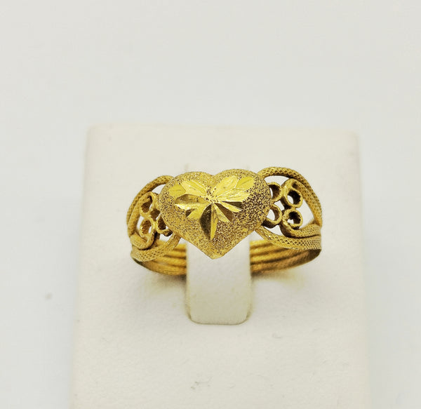 Bague en Or Jaune 22K - 1.89 Grs - Taille 59