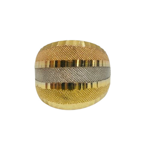Bague Tank 3 Ors 18K Taille-54