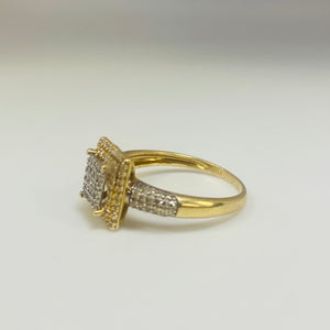 Bague en Or Jaune 18K Taille-54