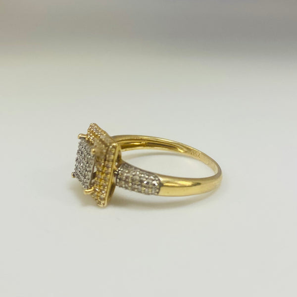 Bague en Or Jaune 18K Taille-54