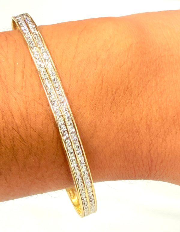 Bracelet Jonc en Or jaune 18K - 11.27G