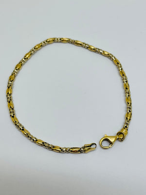 Bracelet fantaisie en or 18 K - 4.46 G