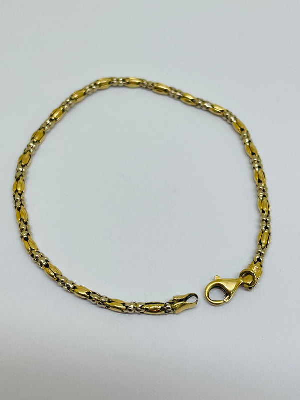 Bracelet fantaisie en or 18 K - 4.46 G
