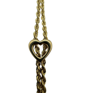 Bracelet Or Jaune 18K Corde diamantée - L19cm - 10.85gr