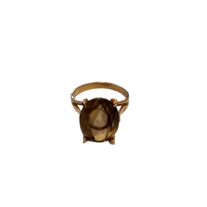 Solitaire en Or Jaune 18K Taille-54