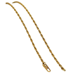 Collier Matinée 18 Carats en Or Jaune Torsadé