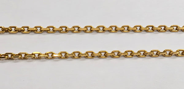 Collier en  Or Jaune 18 Carats Longueur -51CM
