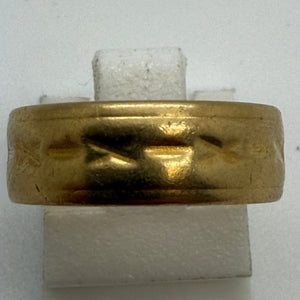 Bague Jonc en Or Jaune 18 K - Taille 50 - 4.39 G