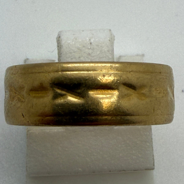 Bague Jonc en Or Jaune 18 K - Taille 50 - 4.39 G