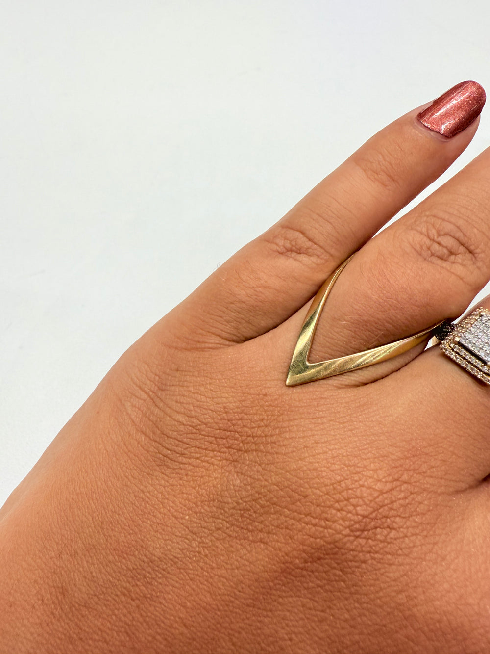 Bague africaine en Or jaune 18K T55