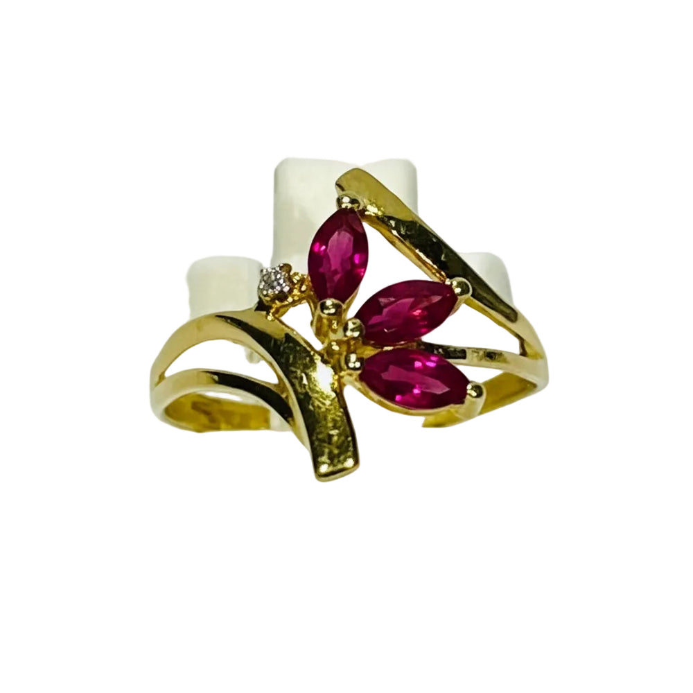 Bague en Or Jaune 18K - Taille 52 - 1.86G
