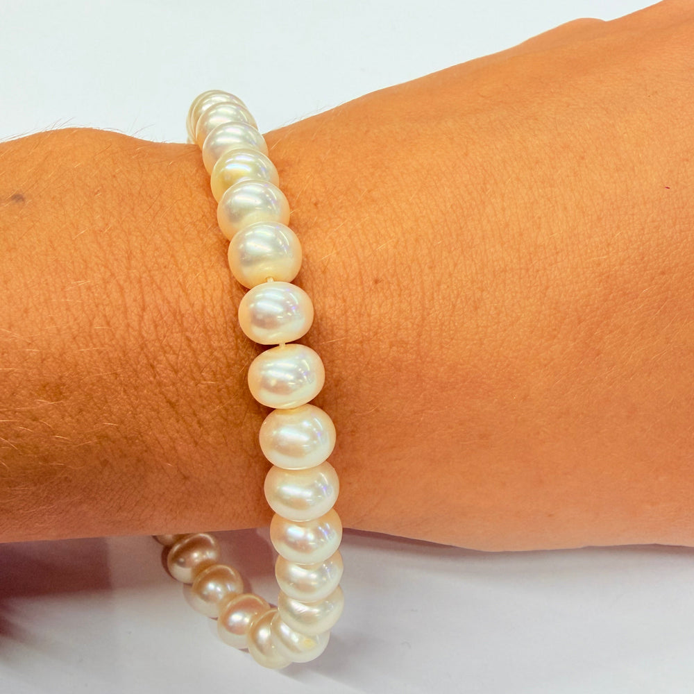 Bracelet perle de luxe en Or jaune 18K
