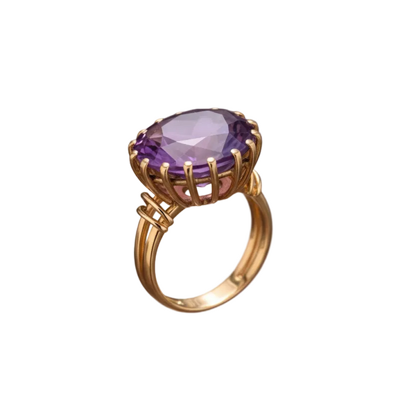 Bague Camée Ancien en Or Jaune 18k - 8 G