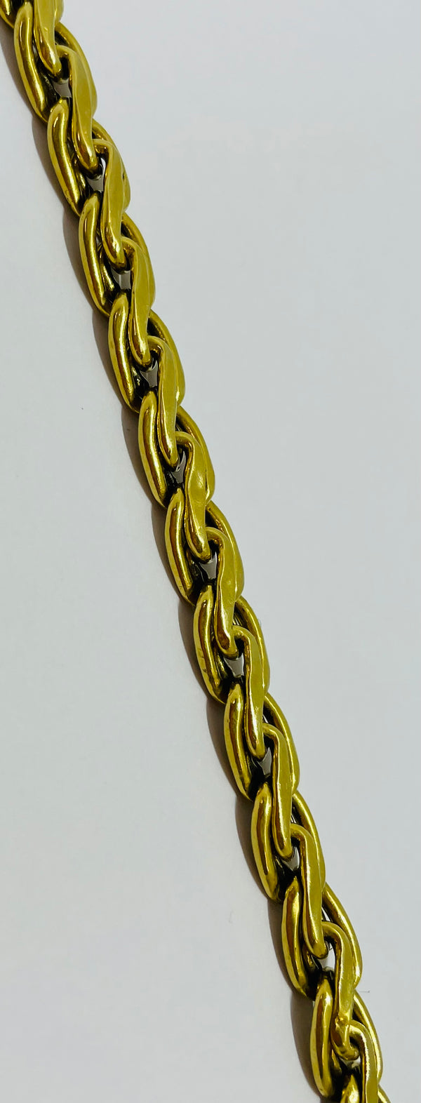 Bracelet Maillon Torsadé Or Jaune 18k - 12.3 Gr - 20 cm