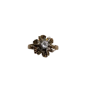 Bague en Or Jaune et Or Gris 18K - Taille 52 - 3.39G