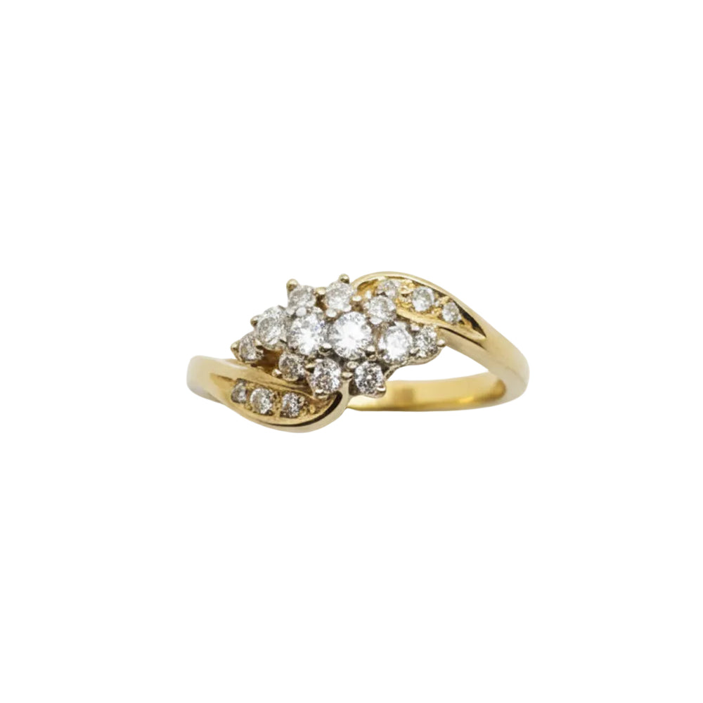 Bague en or Jaune 18 K - Taille 49 -  2.57 G