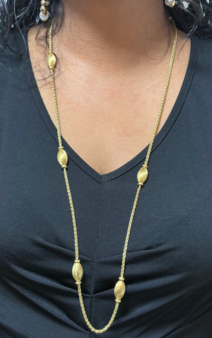Collier Sautoir en Or Jaune 18K - 49.35g - 90.7Cm