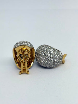 Boucles d'Oreilles en Or Jaune 18K - 12.84 Grs