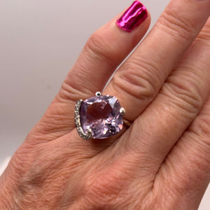 Bague en Or Blanc 18K - 8.90g