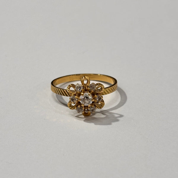 Bague en Or Jaune 18K Taille-55