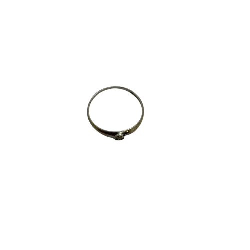 Bague en Or Blanc 18 Carats – Solitaire Diamant