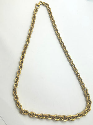 Collier Ras du Cou en Or Jaune 18 K