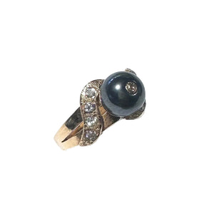 Bague Empierrée Or Jaune 18K