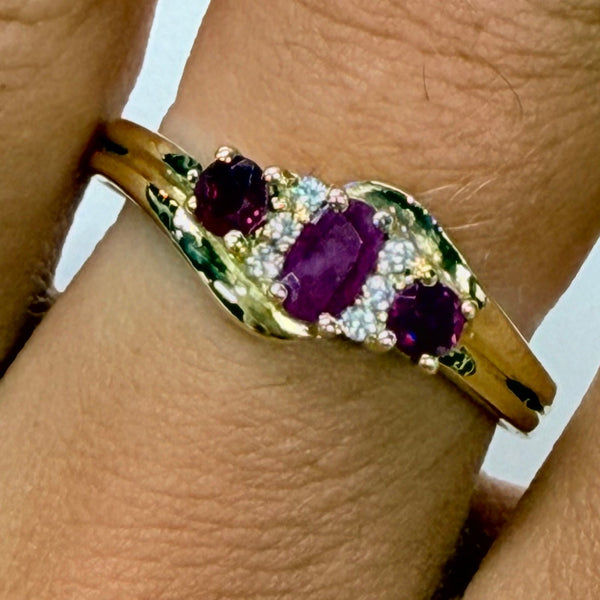 Bague en Or Jaune 18K - Taille 58 Poids - 3.40 Grs