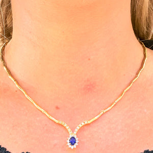 Collier Ras du Cou en Or Jaune 18K - 19.63g