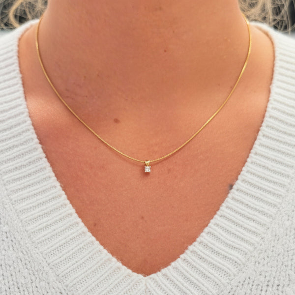 Collier Princesse en Or Jaune 18 K - 4.81 G