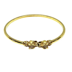 Bracelet jonc en or jaune 18K