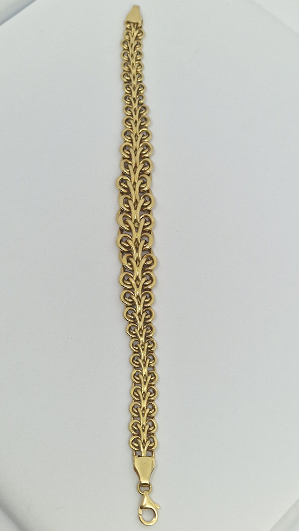 Bracelet Maillon Fantaisie en Or Jaune 18K - 14.21g