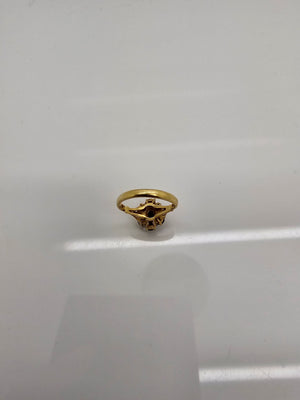 Bague en Or Jaune 18K -  2.89 Grs - Taille 50