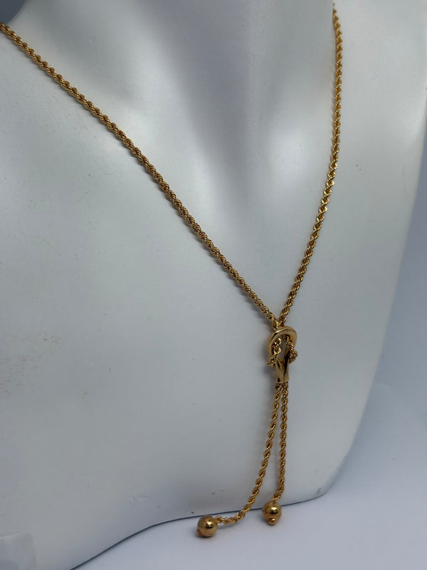 Collier Princesse en Or Jaune 18K - 7.39G