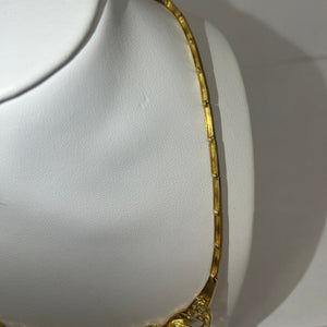 Collier Ras du Cou Or Jaune 18K - 25.34g