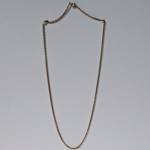 Collier Princesse Or Jaune 18K Lg 50cm maille Froçat