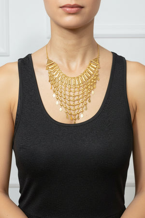 Collier Princesse Or Jaune Artisanal  21K