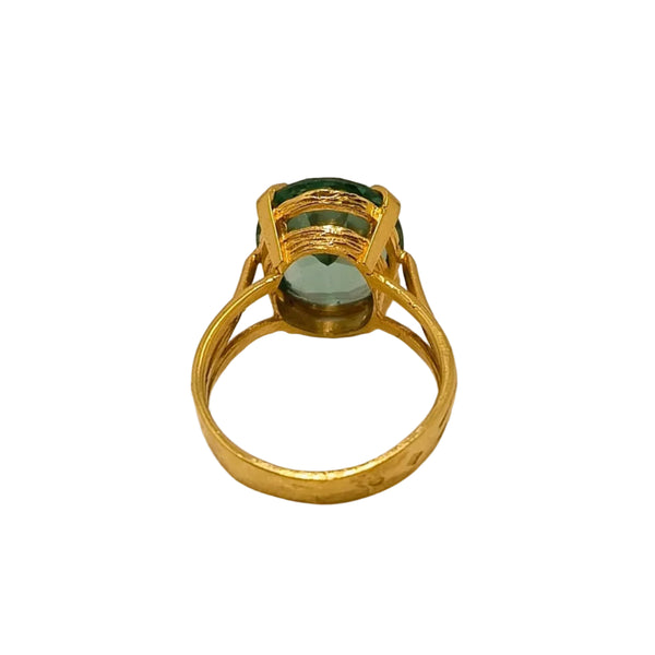 Bague en Or Jaune 18K - Taille 53 - 5.12G