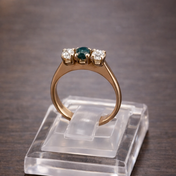 Bague en Or Jaune 18K - Taille 49 - 2.78G