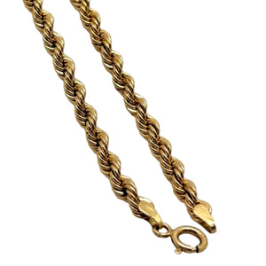 Collier Torsadé Matinée en Or Jaune 18K